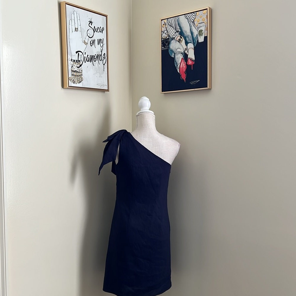 ๐ ANTONIO MELANI Asymmetrical Tie Front Cocktail - Picture 7 of 13